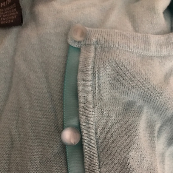 Mantles Cardigan Turquoise/Lt Blue - M - Picture 7 of 7